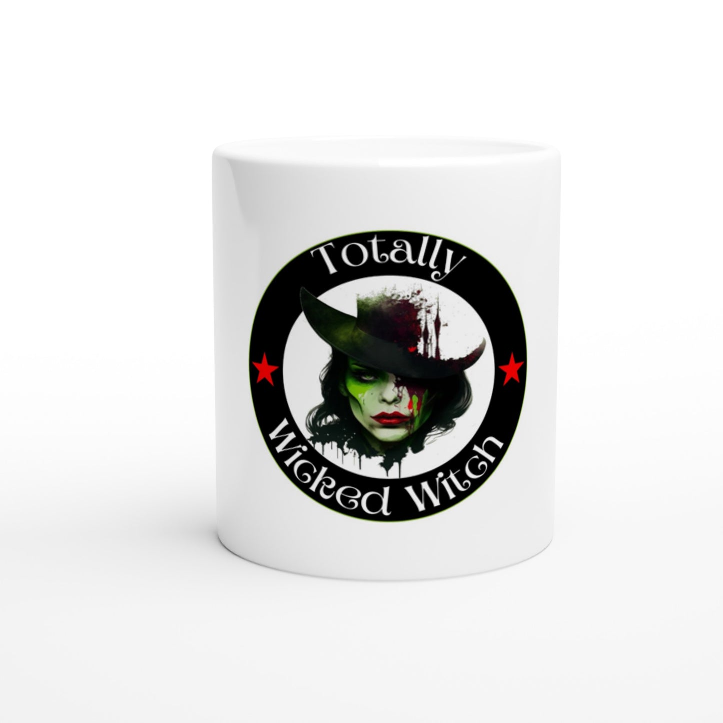 Totally Wicked Witch Halloween - White 11oz Ceramic Mug