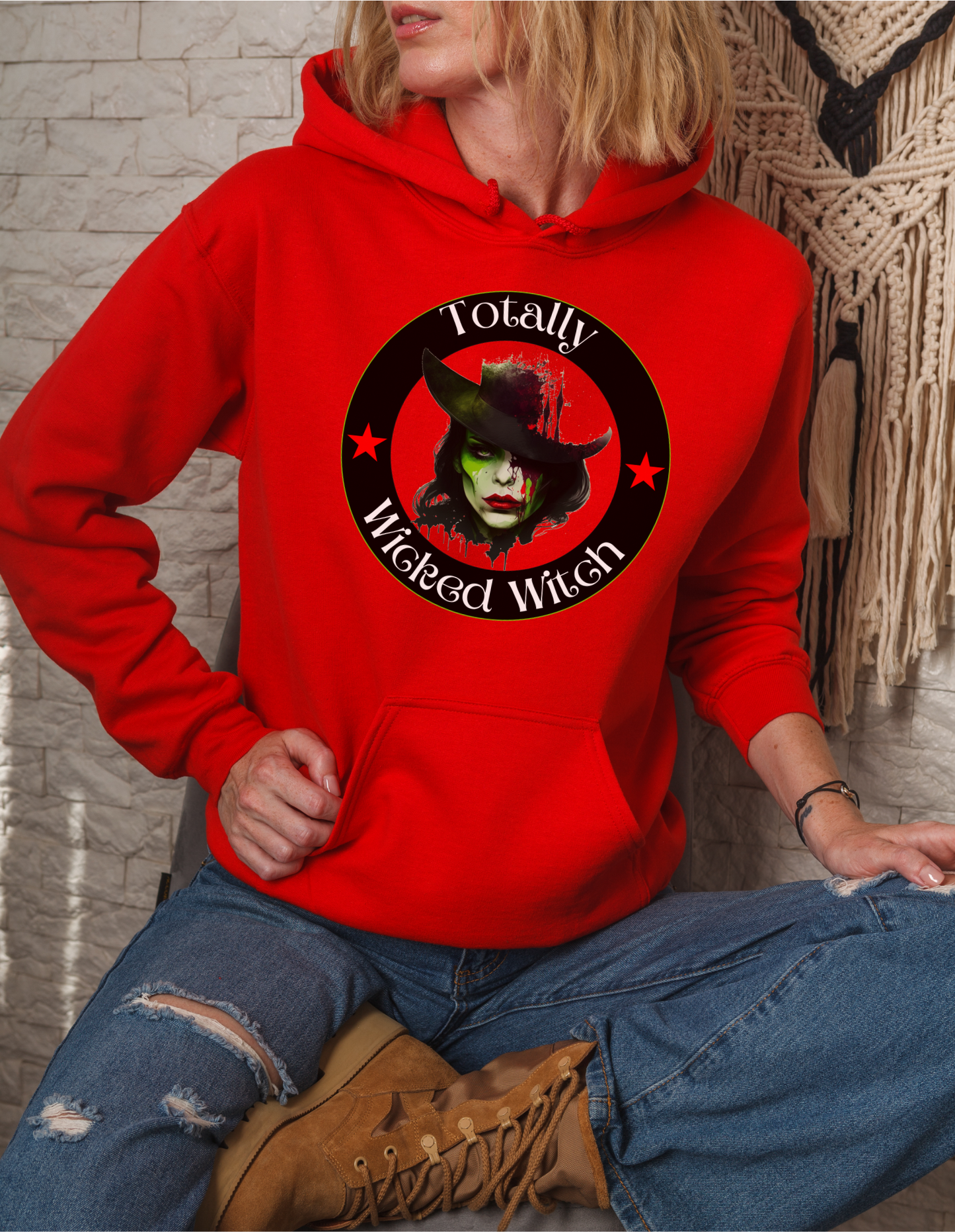 Totally Wicked Witch - Unisex Halloween Hoodie