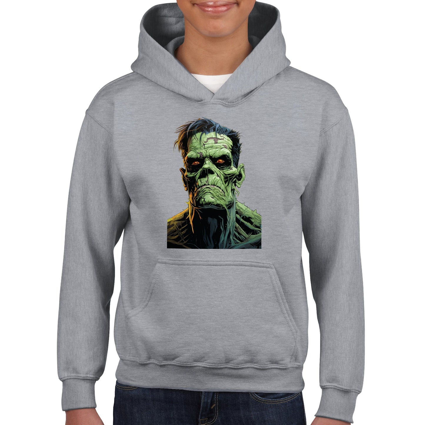 Kids Frankenstein Halloween Hoodie