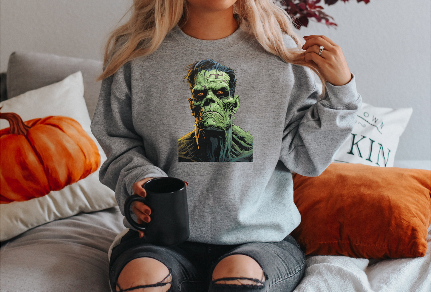 Frankenstein Halloween Sweatshirt