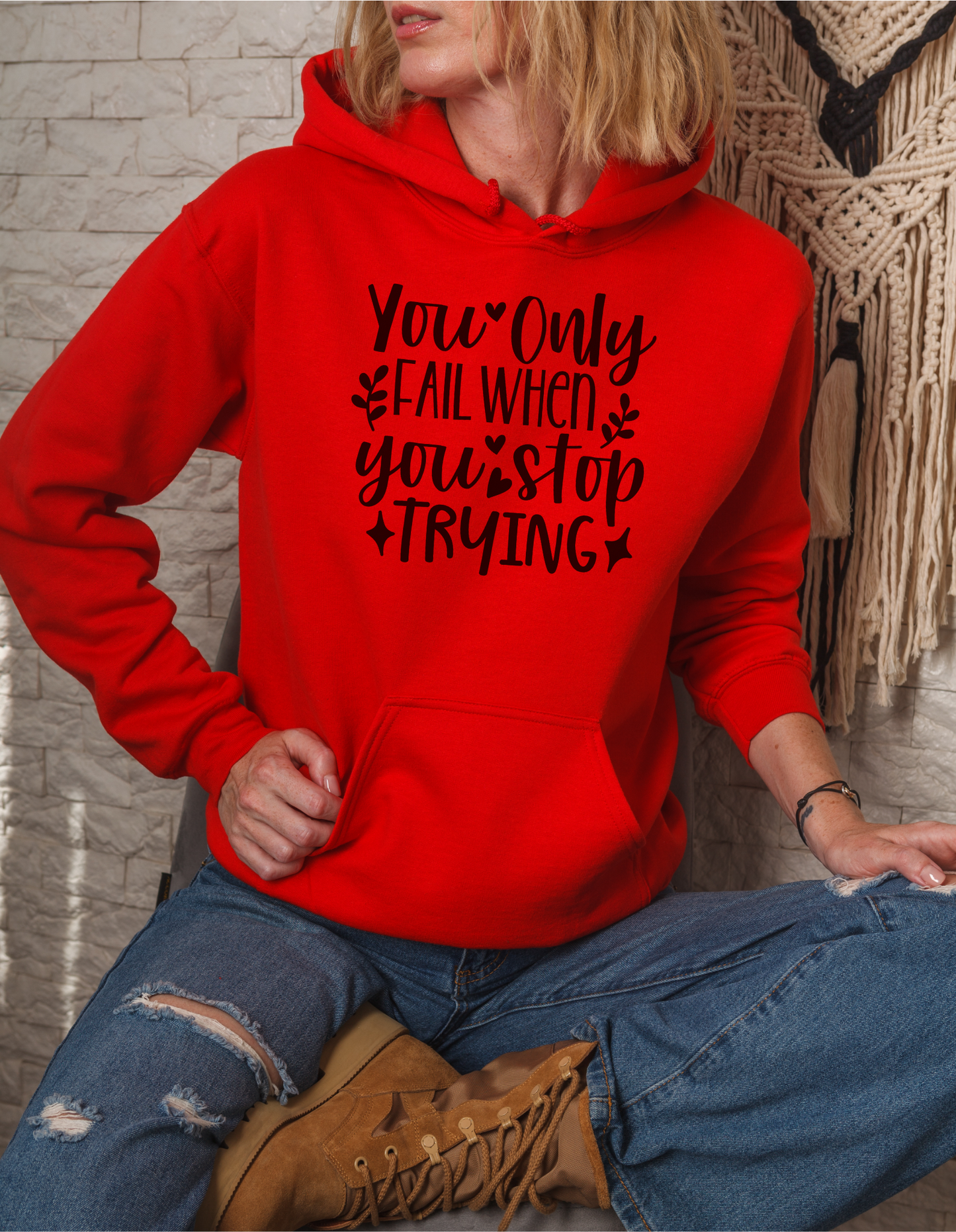 You Only Fail When... Hoodie