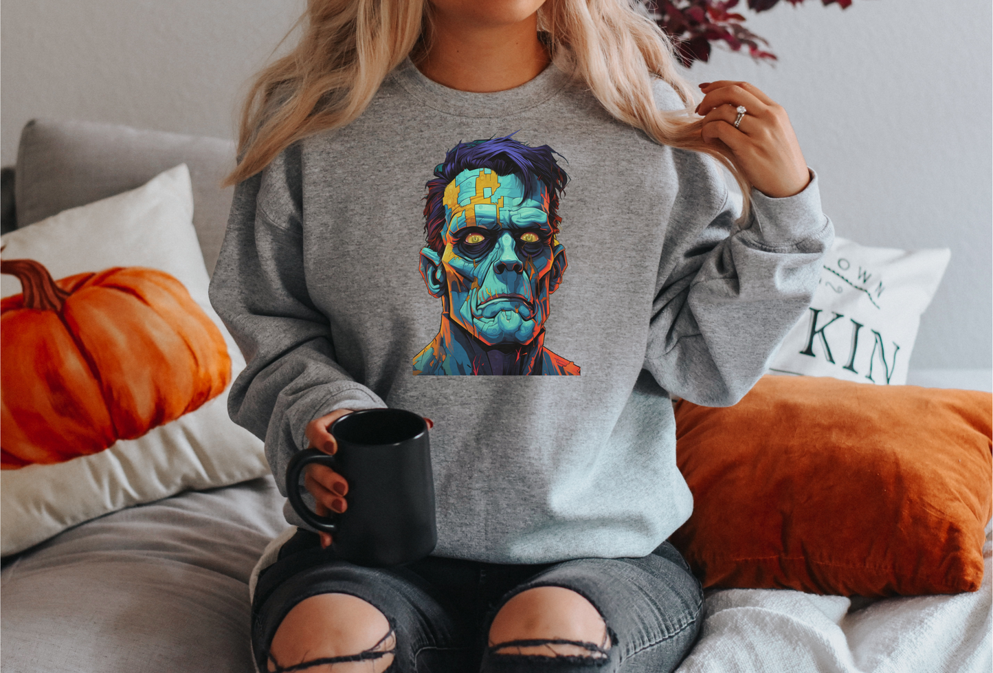 Frankenstein Halloween Sweatshirt