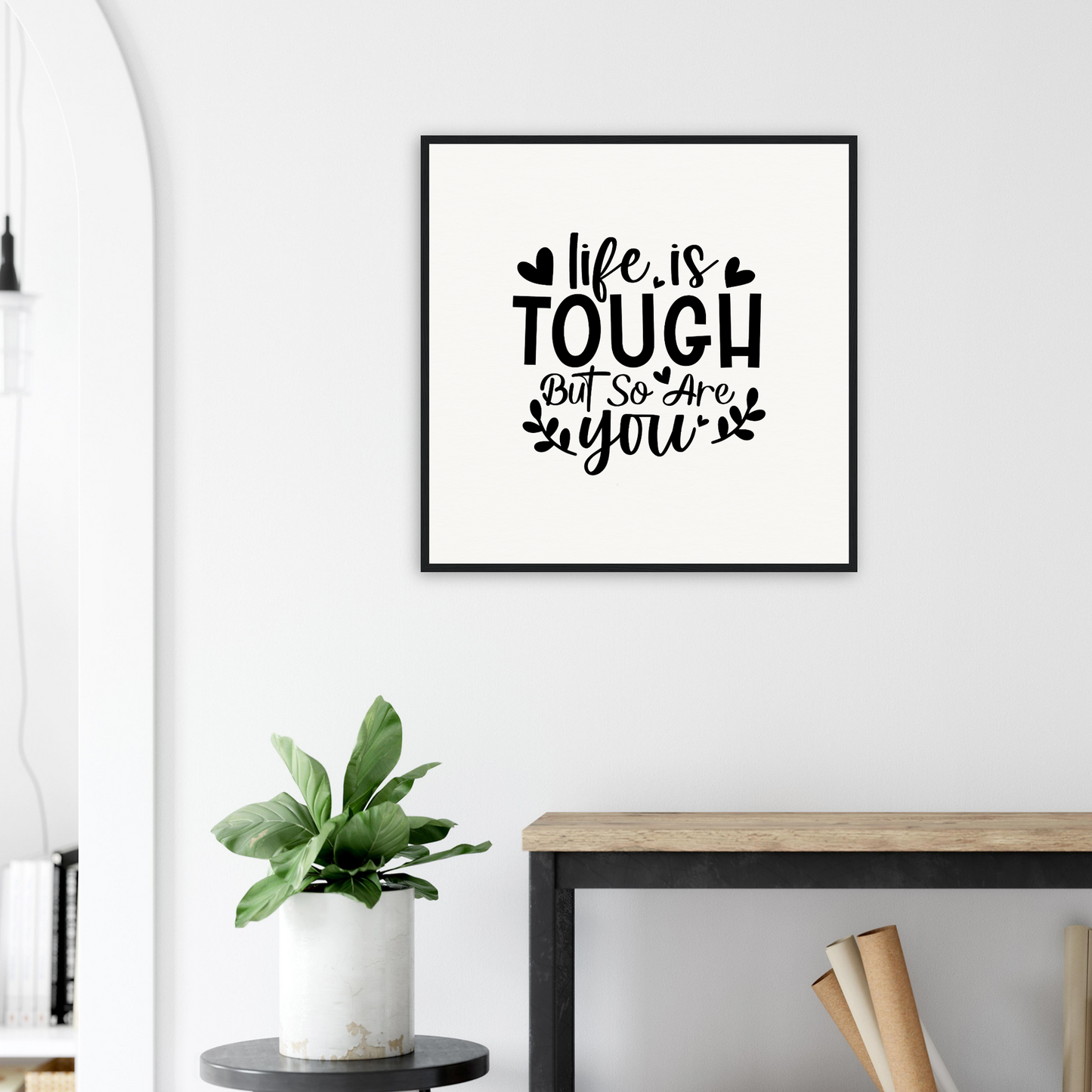 Inspirational Quote - Museum Quality Matte Paper Wooden Framed Poster