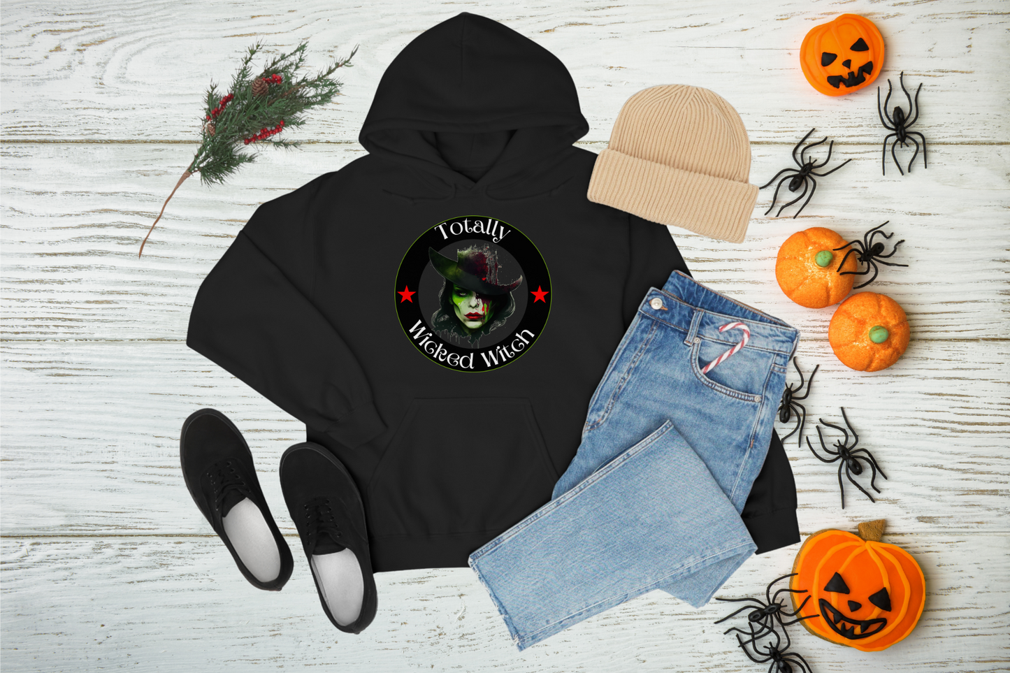 Totally Wicked Witch - Unisex Halloween Hoodie