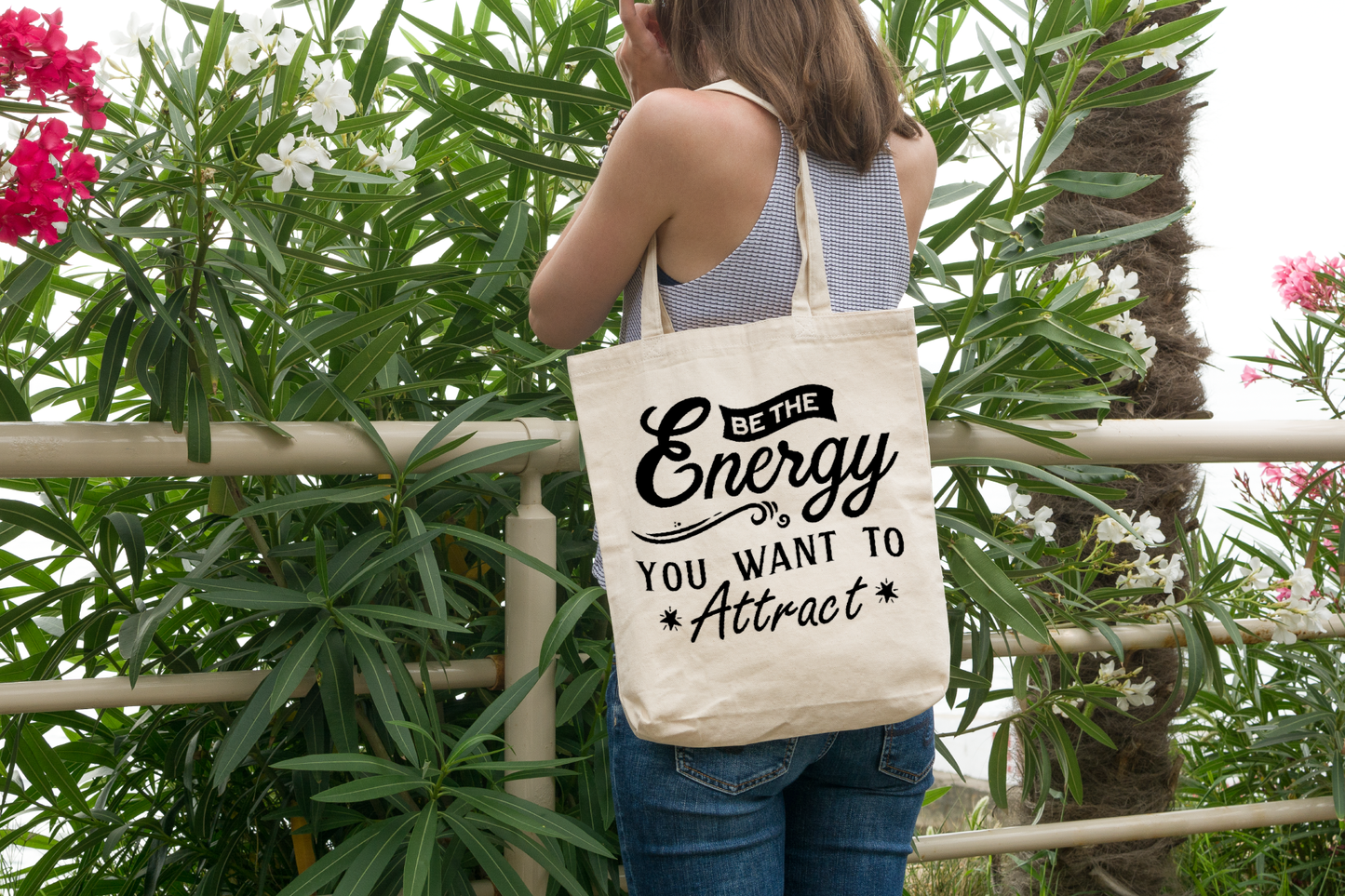 Inspirational - Be the Energy - Premium Tote Bag