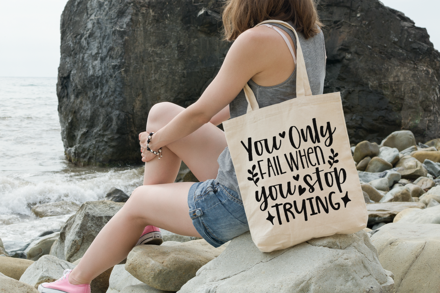 Inspirational Quote - Premium Tote Bag