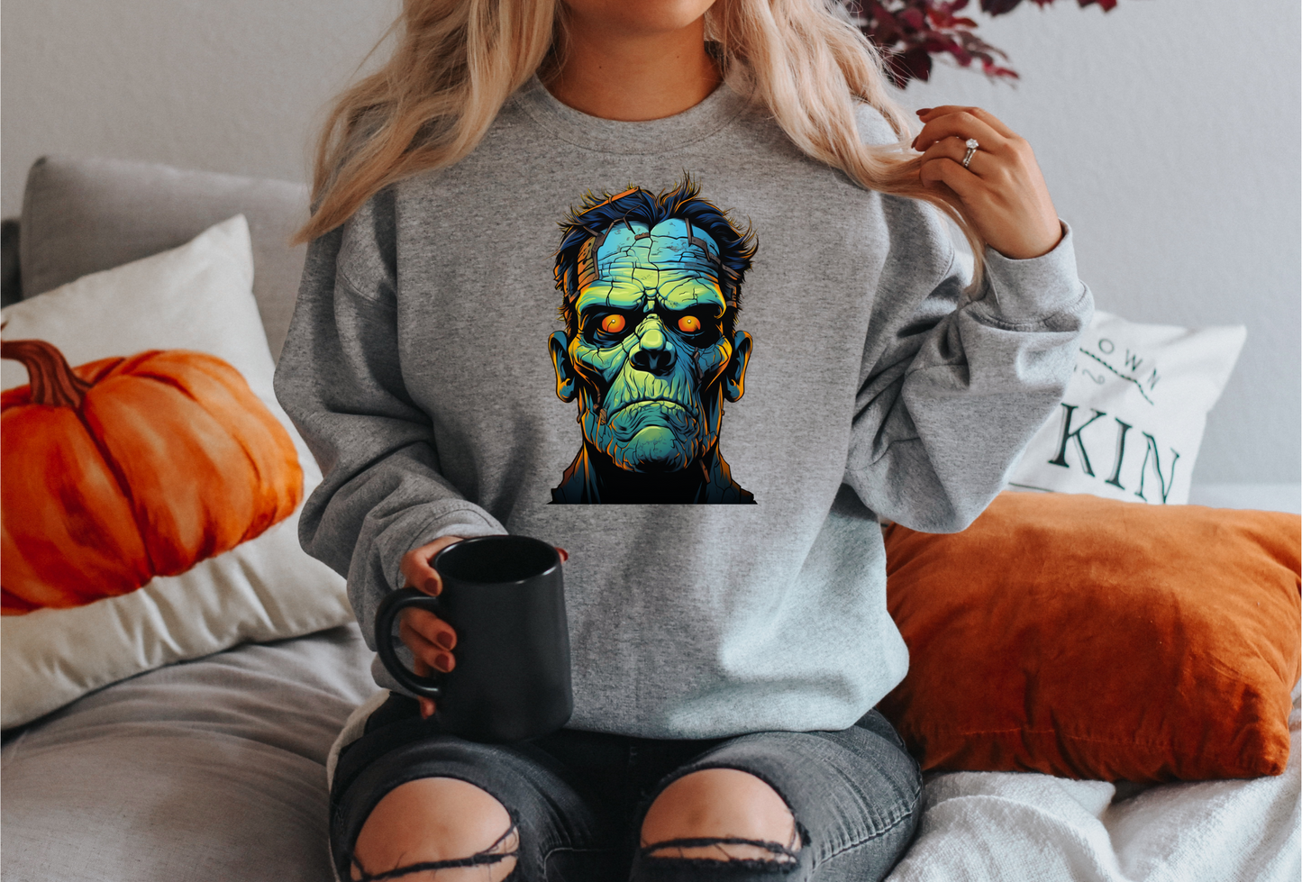 Frankenstein Halloween Sweatshirt