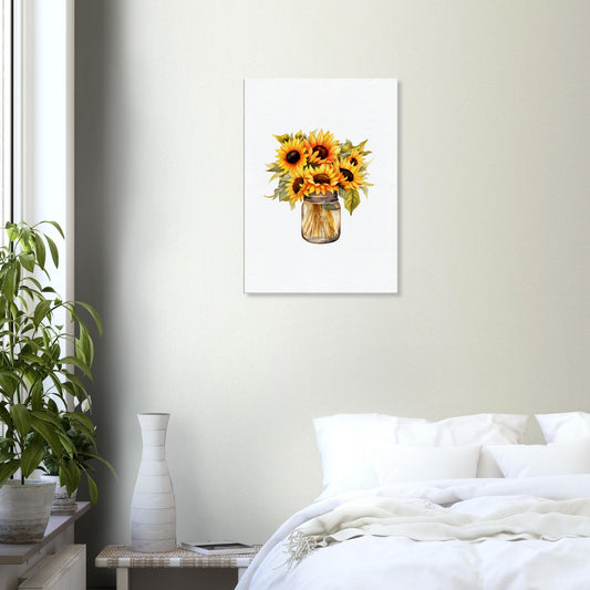 Sunflower in a Vase Canvas