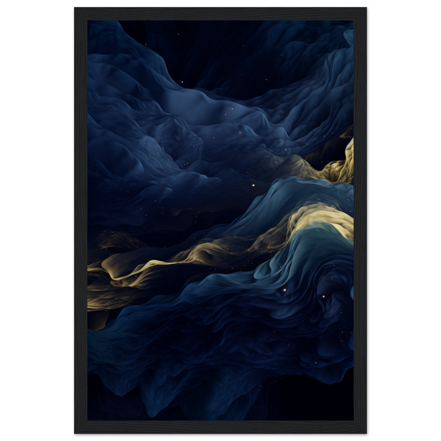 Mystic Haze - Museum-Quality Matte Paper Wooden Framed Poster