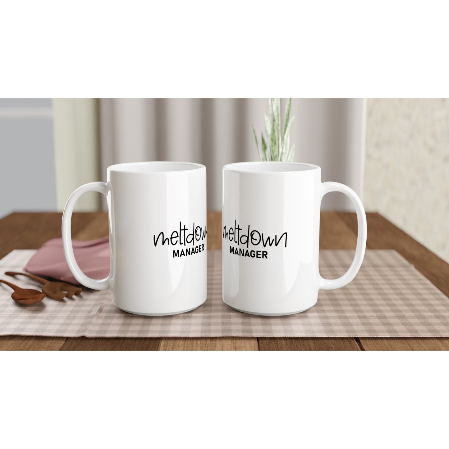 Funny Mummy Meltdown - White 15oz Ceramic Mug