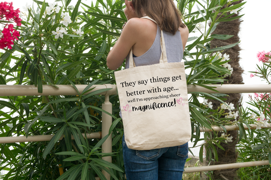 Mommy Funny Quote - Magnificence - Premium Tote Bag
