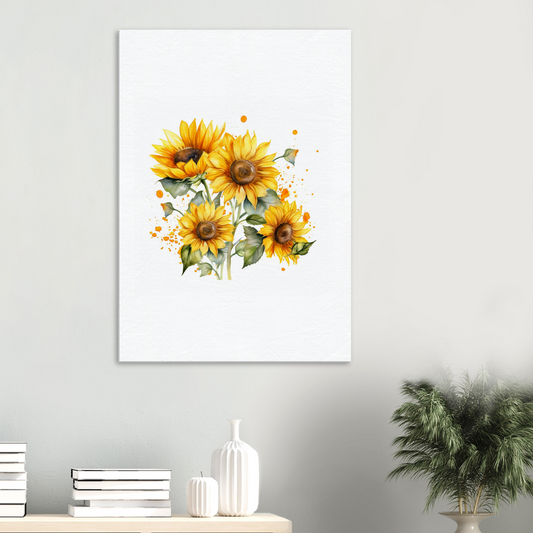 Sunflower Bouquet Canvas