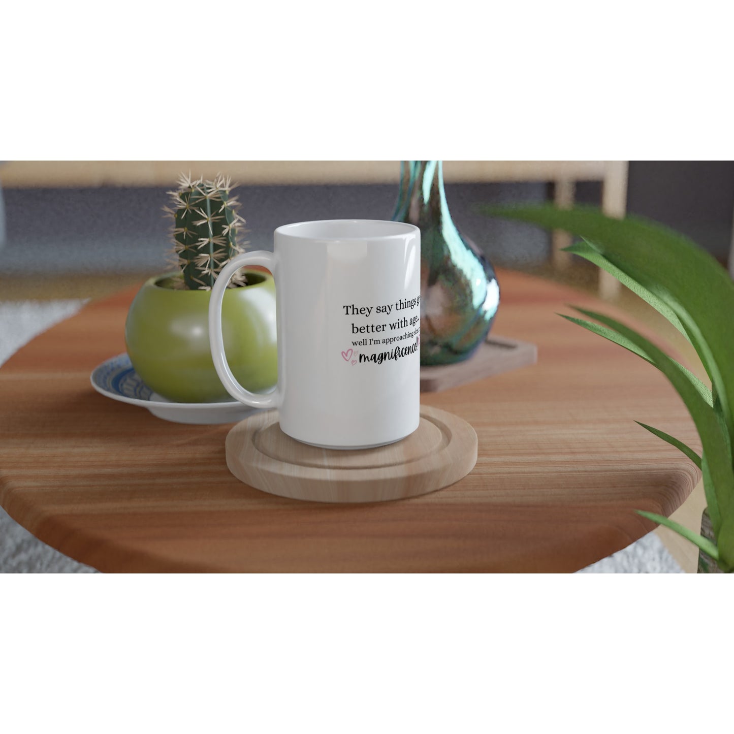 Funny Mummy Magnificence - White 15oz Ceramic Mug