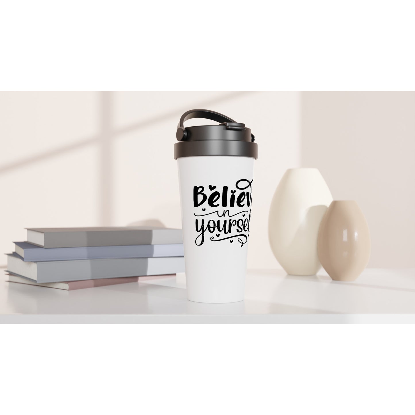 Believe... 15oz Stainless Steel Travel Mug